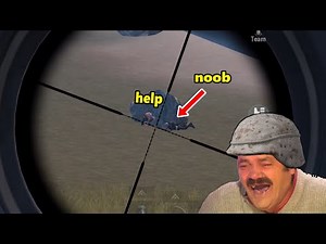 PUBG is AWESOME 😂😂😂 Work on the enemy from the bridge