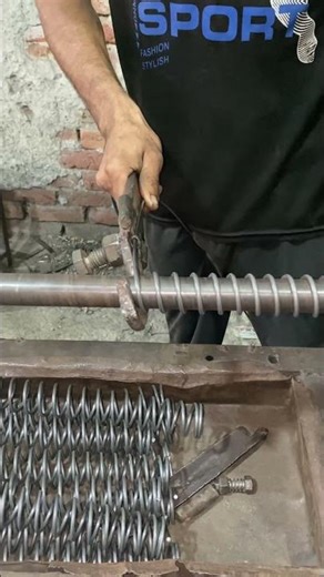 How long spring are made #shorts #diy #springmaking