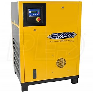 EMAX ERV0100001 10-HP Variable Speed Tankless Rotary Screw Air Compressor 208/230V 1-Phase