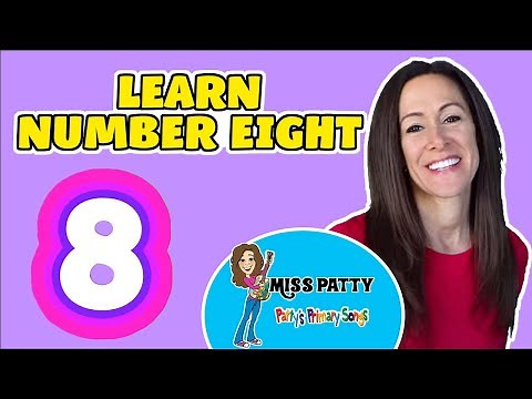 Learn Number Song for Children | Number 8 | English Numbers Patty Shukla | Preschool Learning