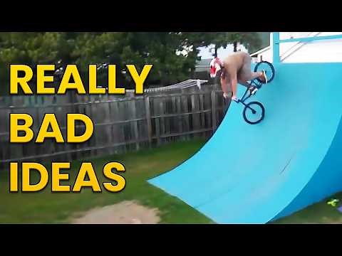 Really BAD IDEAS! 😂 Funniest Fails & Instant Regret