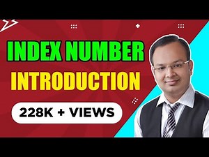#1 | Index number | Part -1 | Introduction | Statistics | Chandan Poddar