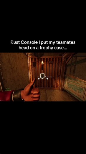 Rust Console I put my teamates head on a trophy case…#shorts #rust #rustconsole