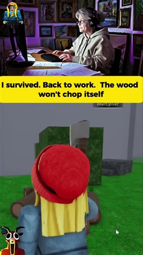I Chopped Wood and Met a Forest Monster!