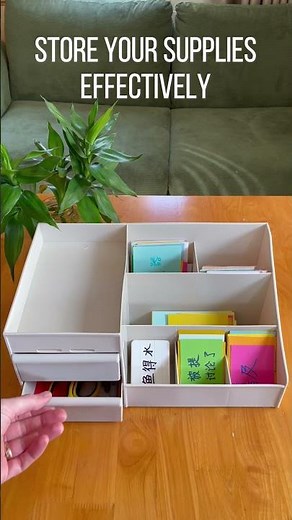 Asymmetrical Leitner Box How-To Video | Spaced Repetition System (SRS) For Your Flashcards