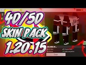 4D/5D Skin Pack for Minecraft PE 1.20.15 | Working on Servers | Android, iOS & PC