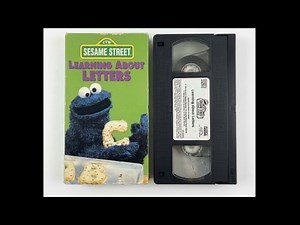 Sesame Street: Learning About letters (1986 VHS) | Full Length Retro Counting Special