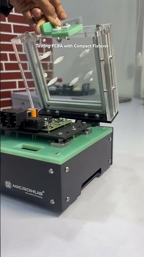 Efficient PCBA Testing with Advanced Test Fixture. #PCBFixture #PCBAJig #PCBTestProcess