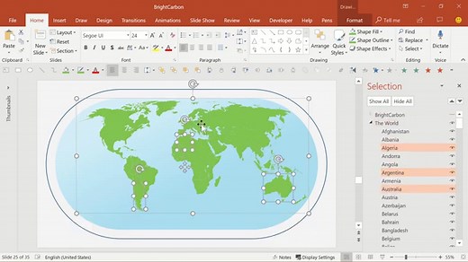 How to create editable PowerPoint maps | BrightCarbon