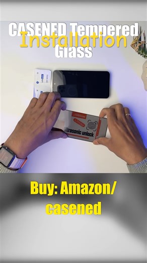 How to Install Tempered Glass Screen Protector (NO Bubbles, Easy Method! #shorts
