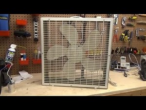 Late 1980s Lasko Box Fan with Plastic Motor