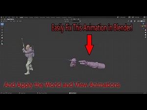 How to Apply the CSGO View (POV) and World Animations to The CSGO Models In Blender