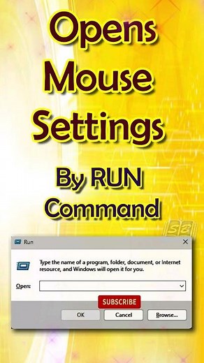 Windows Mouse Properties control