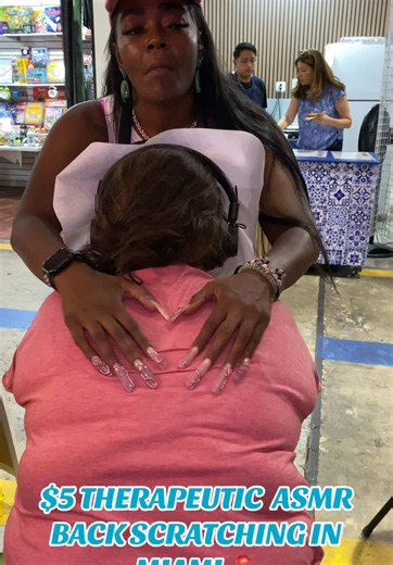 Therapeutic ASMR Back Scratching Experience in Miami