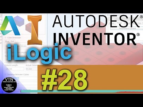 28 AUTODESK INVENTOR ilogic Tutorial ( Run Rules 1 )