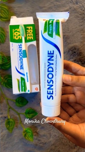 Sensodyne fresh mint toothpaste review #sensodyne #toothpaste