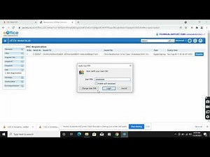 Digital Signature Certificate Installation, DSC Registration in eOffice - Hindi