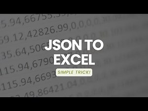 How to Extract JSON Data in Excel
