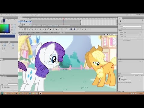Animating ponies in Flash - Beginner Tutorial (Part 1)