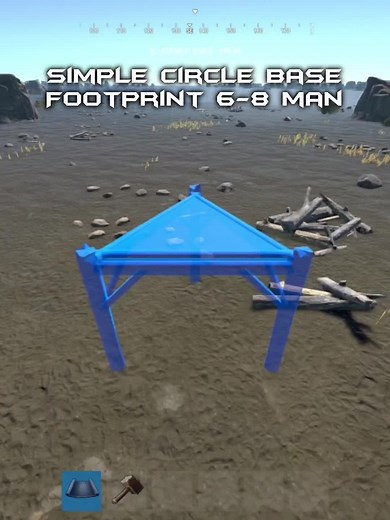 Easy-to-Make Rust Circle Base Tutorial | Rust Console Edition