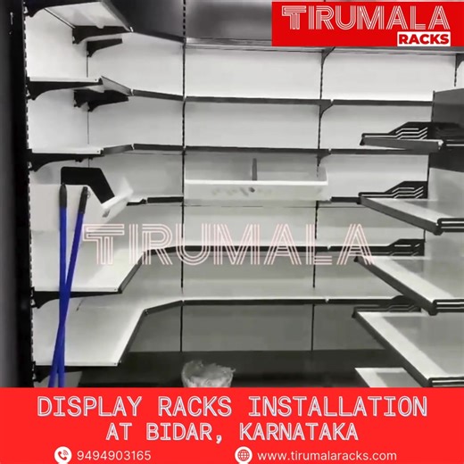 ✨ Premium Display Racks Installed at Bidar, Karnataka! ✨ Tirumala...
