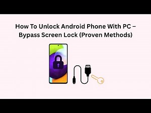 How To Unlock Android Phone With PC – Bypass Screen Lock (Proven Methods)