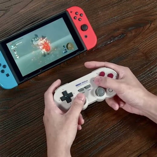 8BitDo SN30 Pro Wireless Bluetooth Gamepad with Hall Effect for Switch