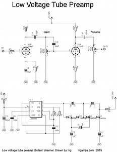 Low voltage tube preamplifier - H&G Amplifiers