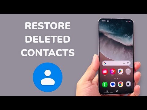 How To Restore Deleted Contacts On Android?