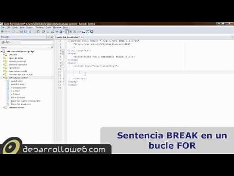Estructura de control FOR en Javascript