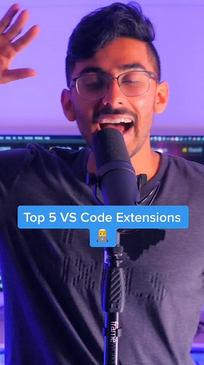 Top 5 Extensions for VS Code #vscode #programmer #developer #programmingtipa #coder #techlife #dev #softwaredeveloper #code #fyp