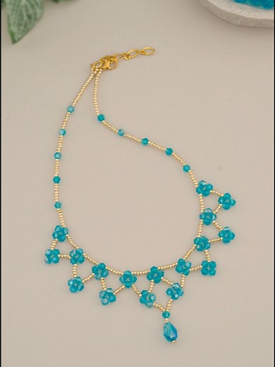 Pretty Crystal Seed Beads Necklace Tutorial for Beginners. How to Make a Beaded Necklace with Crystals, Seed Beads and Beading Thread | Beads Jewellery Making Tutorial. Watch Full Jewelry Tutorial on YouTube channel: @ beadlot #bijoux #necklacetutorial #diyjewelry #necklace #fashionjewelry #jewellerydesign #beading #beadingtutorial #seedbeads #seedbeadsjewelry #crystaljewelry #beadednecklace #fyp #beadingtiktok #handmadejewelry #handmadecraft #handmadegifts #beadlot