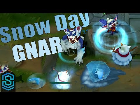 Snow Day Gnar Skin Spotlight - League of Legends