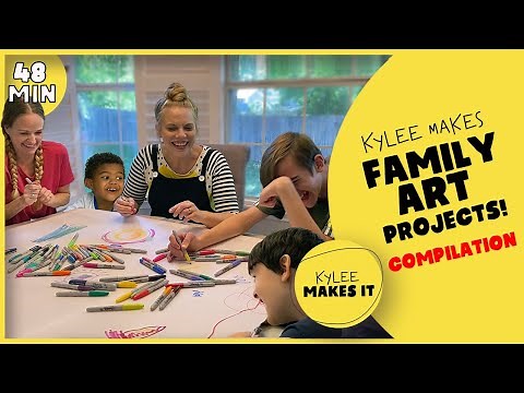 Family Art Projects for Kids | Fun kid-friendly collaborative art activities for groups & families!