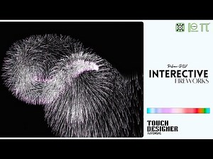 Interactive particle Fireworks with mouse input - TOUCHDESIGNER Tutorial