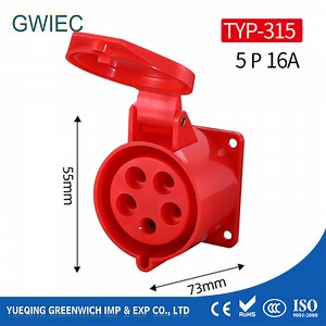 [Hot Item] Industrial Electrical 16A 32A 63A Male Female Socket 32AMP Plug