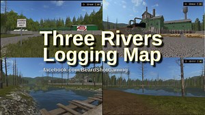 Three Rivers Logging Map v1.1 - FS19 mod - FS19.net