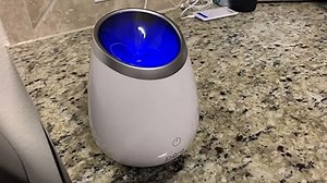 Pure Enrichment PureSpa Deluxe Ultrasonic Aromatherapy Oil Diffuser - 120ml Water Tank, Mood-Boosting Ionizer and Optional Color-Changing Light - Lasts Up to 10 Hours with Auto Safety Shut-Off