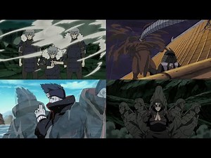 Naruto All of Clone Jutsu (Bunshinjutsu) 分身術 (術)