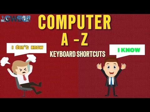 क्या आपको पता है Keyboard के A से लेकर Z तक के Keyboard Shortcuts ? |Hindi| @compterwallebhaiyaji