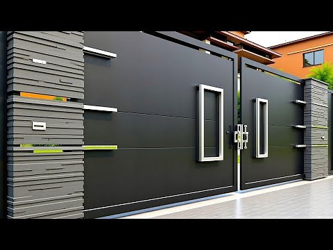 100 Trendy Modern Gate Design Ideas 2025 | Sliding, Wooden & Iron House Gate Design Trends