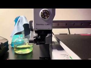 Purging and loading filament in the Bambu Lab A1 3d printer