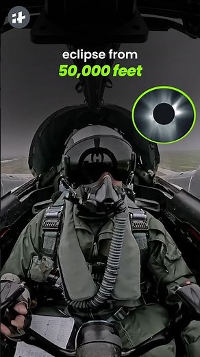 nasa captures the eclipse from 50,000 feet above earth #shorts