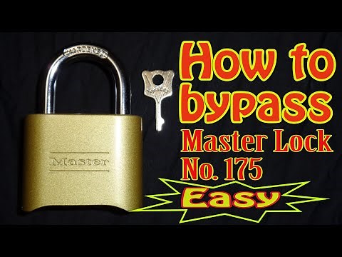 #358 Master Lock No 175 (How to bypass the right way)