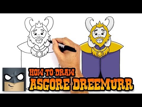 How to Draw Asgore | Undertale