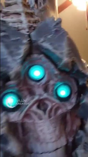 How to see through a mask with led eyes