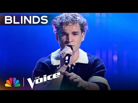 Aiden Ross' Emotional Performance Gets INSTANT Four-Chair Turn | The Voice Blind Auditions | NBC