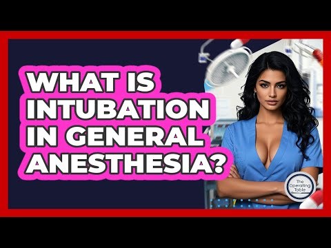 What Is Intubation In General Anesthesia? - The Operating Table
