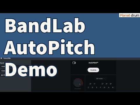 How to use Auto tune in BandLab (PC /Mac)