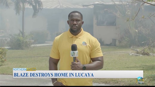 34K views · 108 reactions | A house fire in the Lucaya area left a family in distress after their home was completely engulfed in flames on Sunday afternoon. Our Shayne Stubbs was on the scene and filed this report | ZNS Northern Service | Facebook